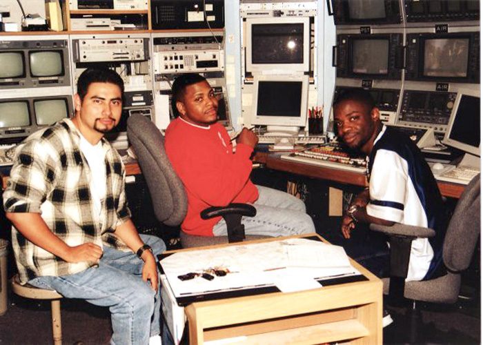 Local 54 members in Master Control in 2001.